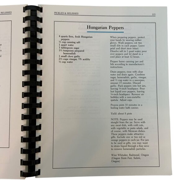 Ball Blue-Ribbon Cookbook First Edition 1992 Spiral Bound Recipe Book - Picture 10 of 15